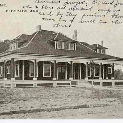 Eagles' Home El Dorado, Ark. Postcard