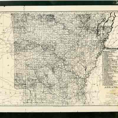 Arkansas Railroad Map