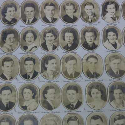 Senior Class of 1937 (detail): Copyright: none; Origsize: 44" X 28"; Origformat: Print-Photographic