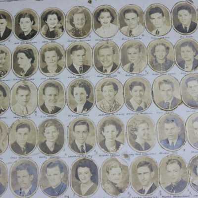 Senior Class of 1937 (detail): Copyright: none; Origsize: 44" X 28"; Origformat: Print-Photographic