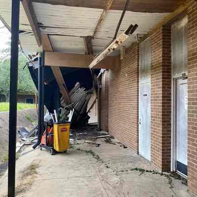 2024 EHS High School Building Demolition Photograph