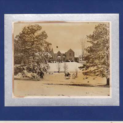 Photograph Fincher House: Copyright: none; Origsize: 6" X 5"; Origformat: Print-Photographic