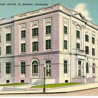 United States Post Office El Dorado, Ark. Postcard