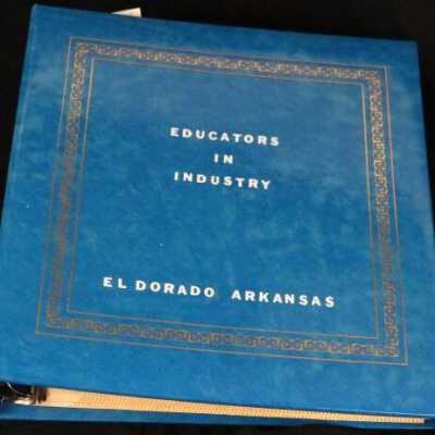 Scrap Book Educators in Industry: Copyright: none; Origsize: 12 1/2" X 14 1/2"; Origformat: Book