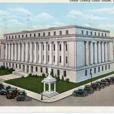 Union County Courthouse Postcard