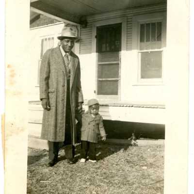 Unidentified Man and Boy Photograph