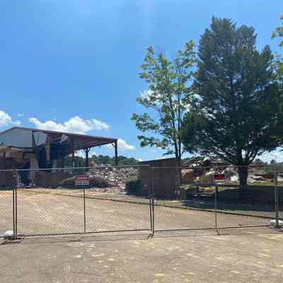 2024 EHS High School Building Demolition Photograph