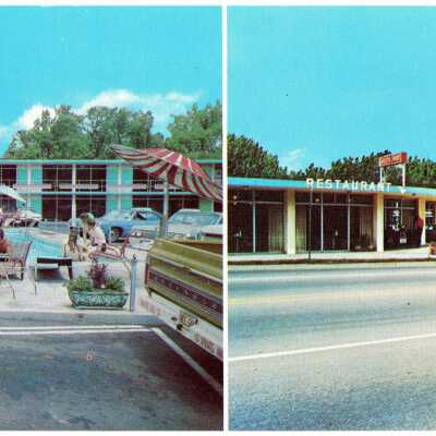 The Sands Motel Postcard 1
