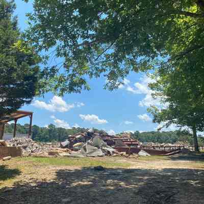 2024 EHS High School Building Demolition Photograph