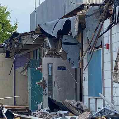 2024 EHS High School Building Demolition Photograph