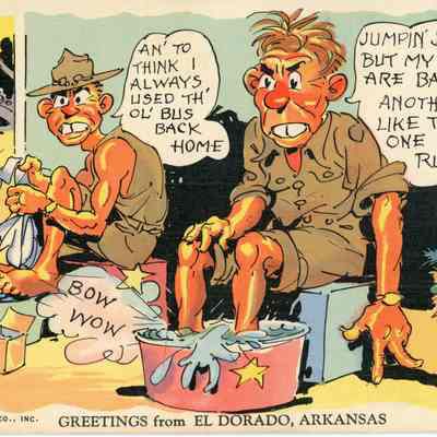 Greetings from El Dorado Postcard