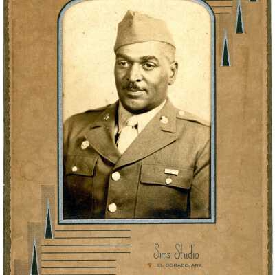 Unidentified Man in Uniform Photograph
