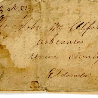 John McAlphin Letter 1848 1