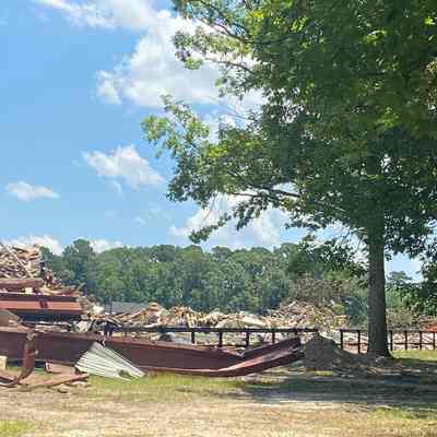 2024 EHS High School Building Demolition Photograph