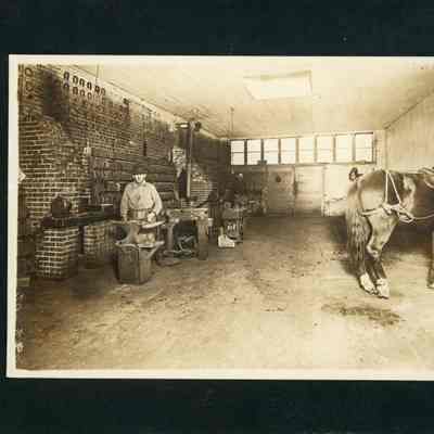 Blacksmith Shop Photograph in Lipsey Collection