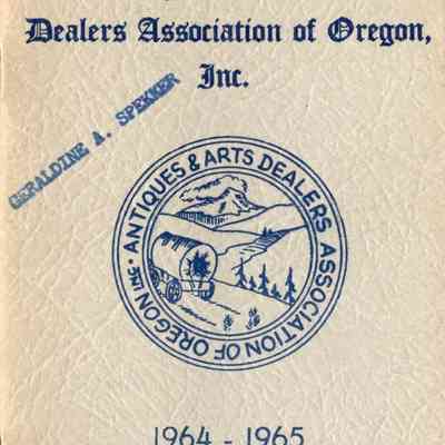 1964-1965 directory of antiques dealers in western states