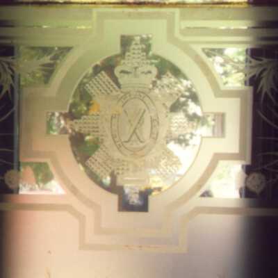 windowpane, etched