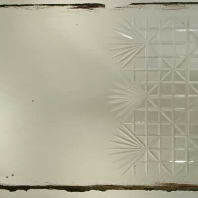 windowpane, etched