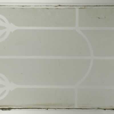 windowpane, etched