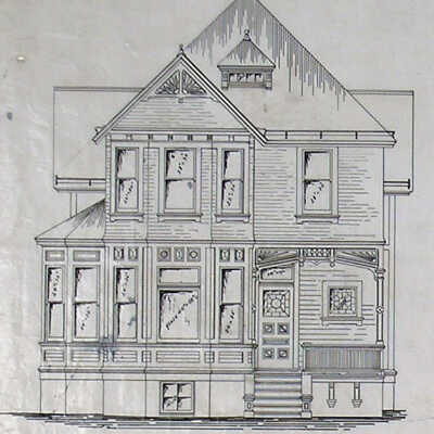 front of residence by C.W. Lei