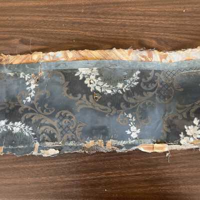 Blue Filigree Wallpaper Fragment