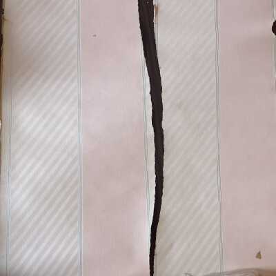 U.W.P.C. of N.A. Pink Striped Wallpaper Roll