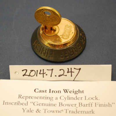Paperweight, Cylinder Lock