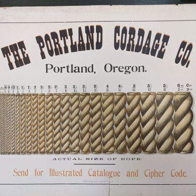 Portland Cordage Co. Advertising Sign