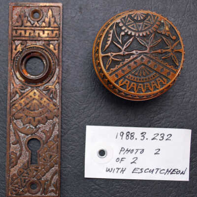 Doorknob, Escutcheon Plate