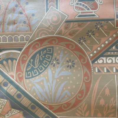 Kinney Wallcoverings Wallpaper Roll: Art Nouveau Revival Motifs