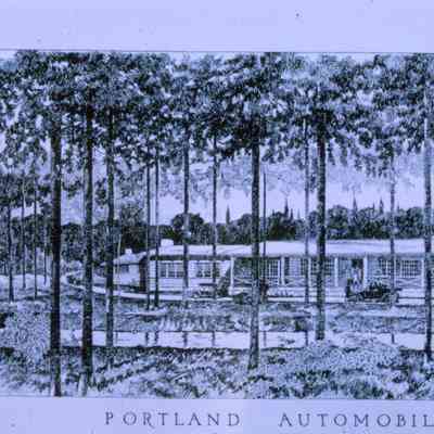 Portland Automobile Club Troutdale, 1912, rendering