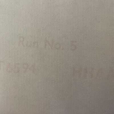 Stamp on back of wallpaper: "Run No.5, T6594, HHAA"