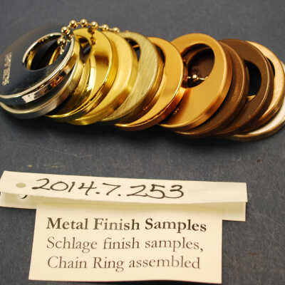 Set, Samples, Metal Finishes