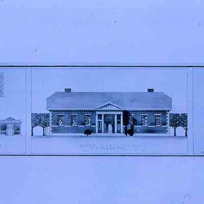 Eastside Library Exterior = Proposed, sketch