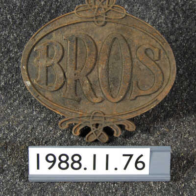 Medallion, Cast Iron