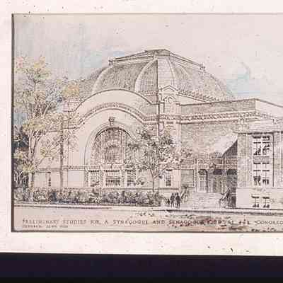 Beth Israel, 1920, rendering