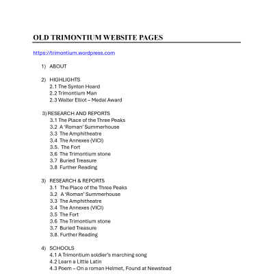 OLD TRIMONTIUM WEBSITE PAGES