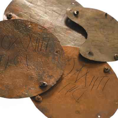 Phalera (medal)/backing plate