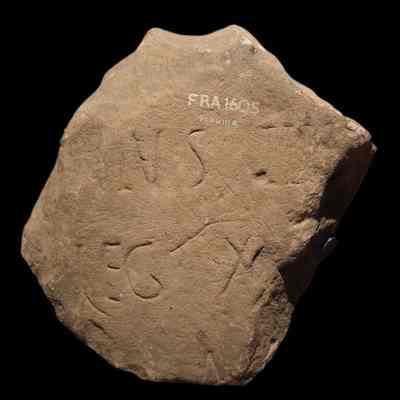 Slab with inscription