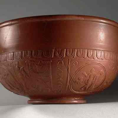 Pottery / bowl / base / portion
