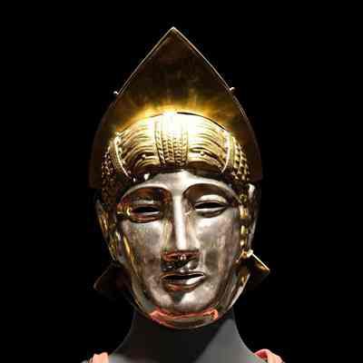 Replica cavalry helmet and visor