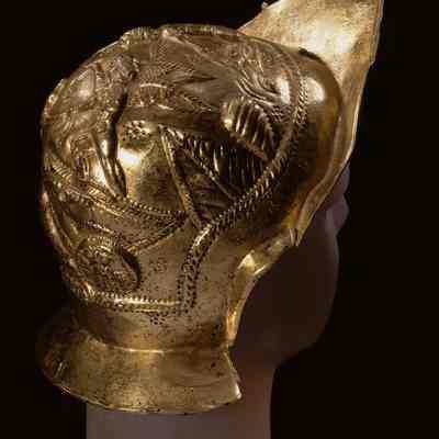 Image © National Museums Scotland: Brass; embossed; with figure of Victory