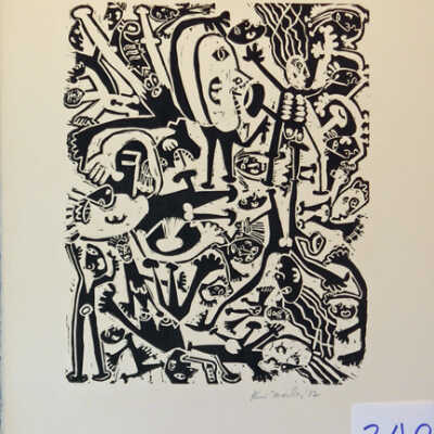Kim Moseley relief print