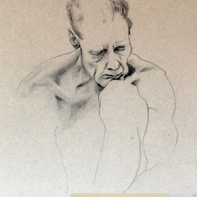 Man with Chin on His Knee