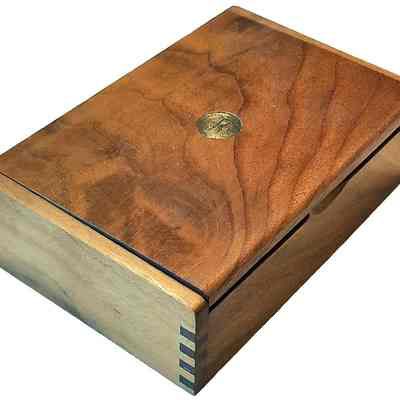 Purple Heart Press Wooden Box