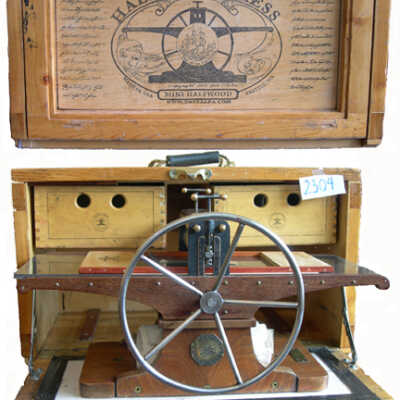 Halfwood Press traveling case