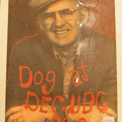 Dog at Dec. UBC 1990