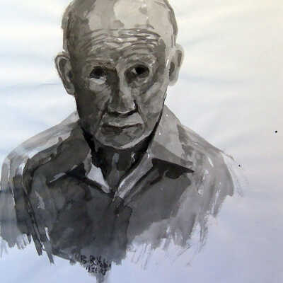 Self-portrait in Gray