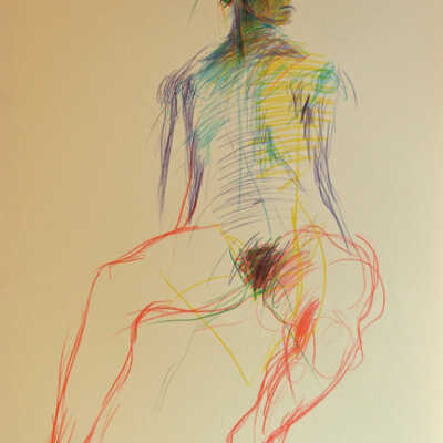 Seated with Knees Akimbo