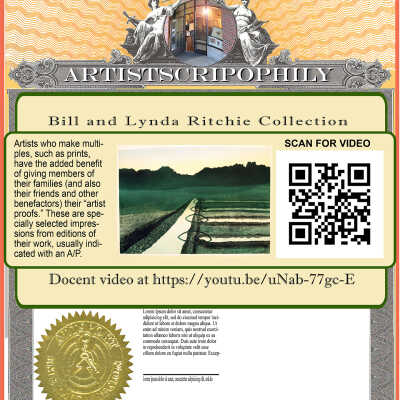 Artist Proofs for Lynda Portfolio Cover Entity